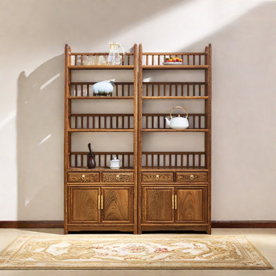 Bibliothèque pratique grande capacité de style chinois
