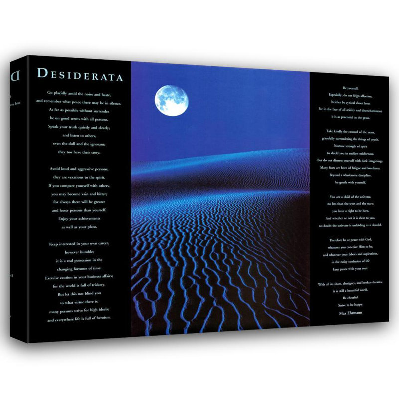 Desiderata, 36" H x 45" W