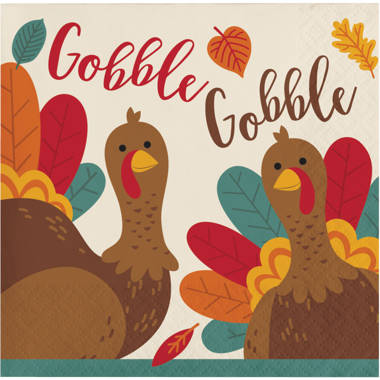 Creative Converting Thanksgiving Cornucopia Paper Tablecloth, 3 ct