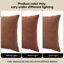 Housse de coussin en chenille ultra-douce-127914327