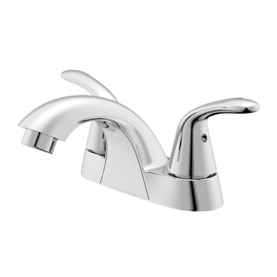 Centerset 2-handle Bathroom Faucet with Drain Assembly