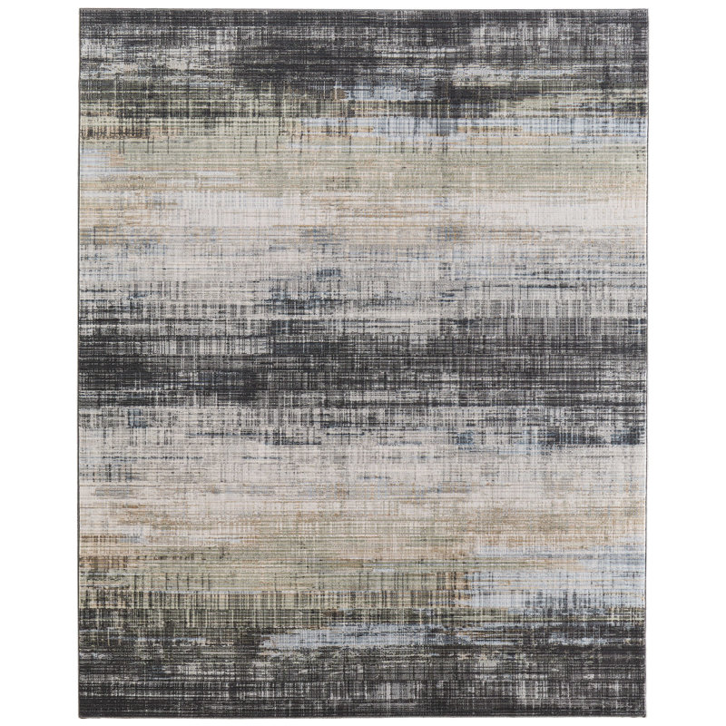 Boswell Modern Gradient & Ombre Area Rug, Rectangle 7'10" x 10'3"