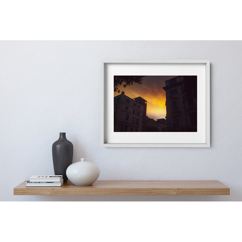 Chelsea Morning Print by Joseph Regan, 14" H x 16" W x 0.75" D, White