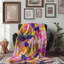 Vibrant Leaf Art - 1 pièce Sherpa Premium-100733592