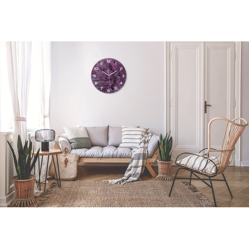 Jevyn Glass Wall Clock