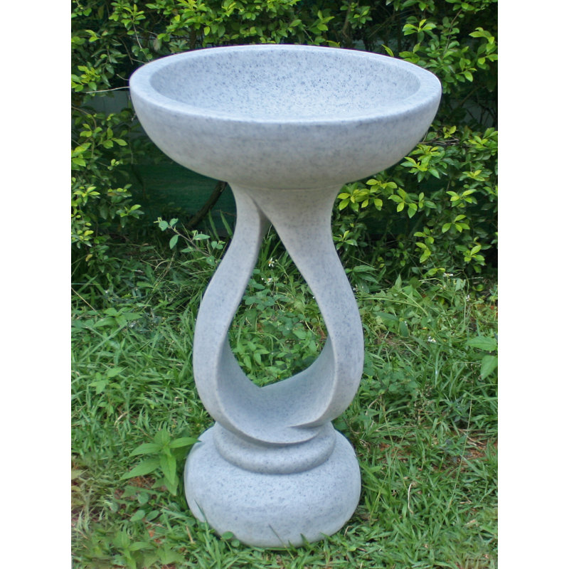 Contemporary Bird Bath Granite