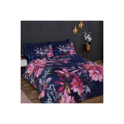 Ellerie Polyester Floral Duvet Cover Set with Pillowcases Included