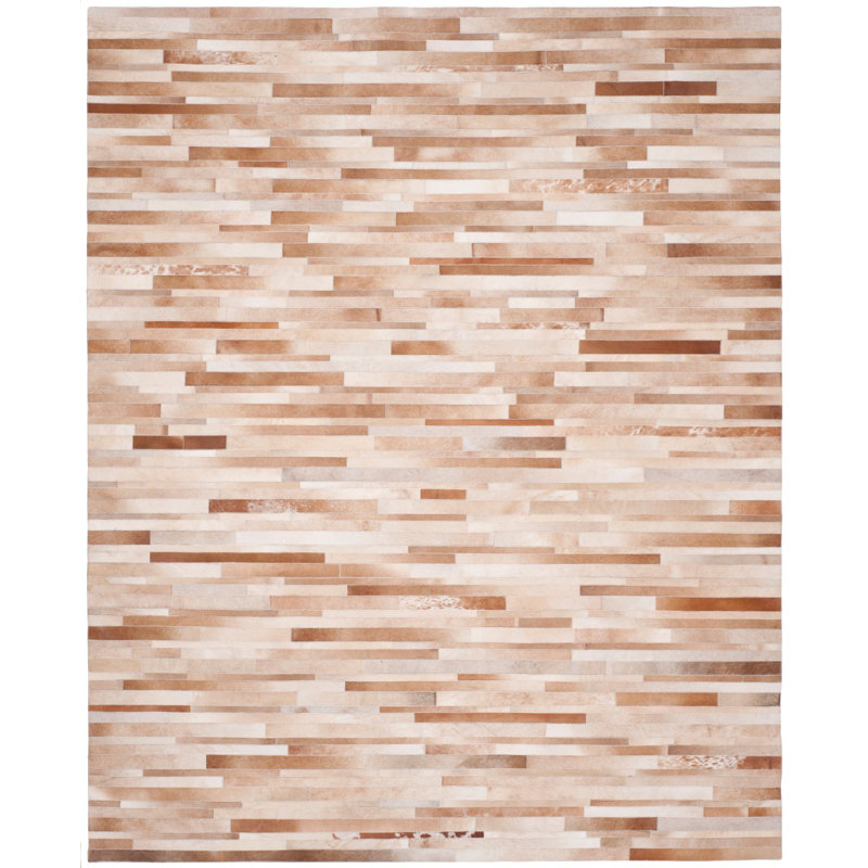Tapis brun clair / ivoire Fazeley, Rectangle de 5 pi x 8 pi