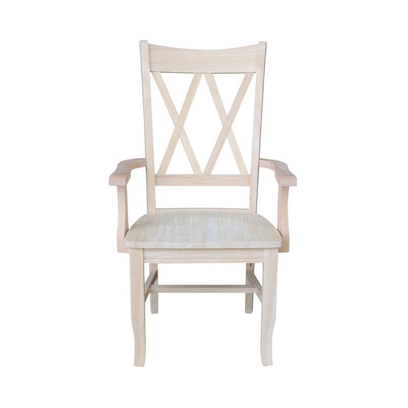 Dubey 17.3'' H Solid Wood Armchair