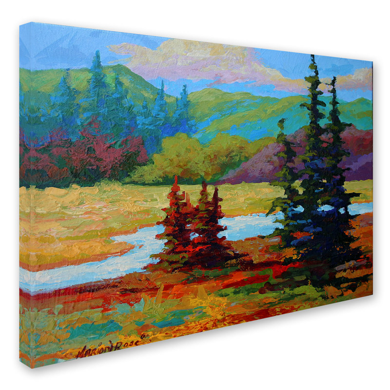 Kucera «Ak Landscape», reproduction sur toile tendue, H 14 po x l 19 po
