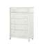 Commode style français, commode blanche ornée de détails sculptés