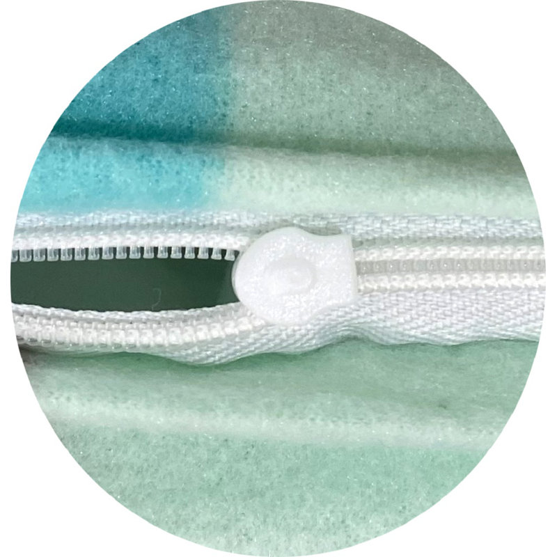 Fikisha Bed Linen Winter Fleece Gray Teal, 220cm W x 240cm D