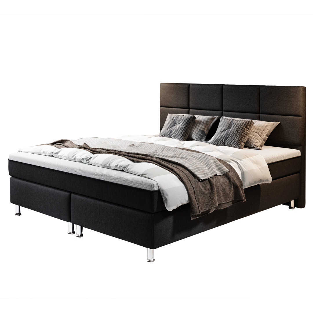 Boxspringbett Lancaer 180 x 200 cm mit Topper