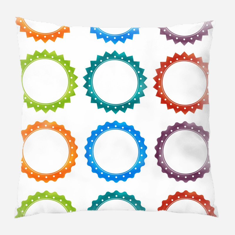 Housse de coussin d'extérieur carré Tamez, Microsuède, Intérieur 