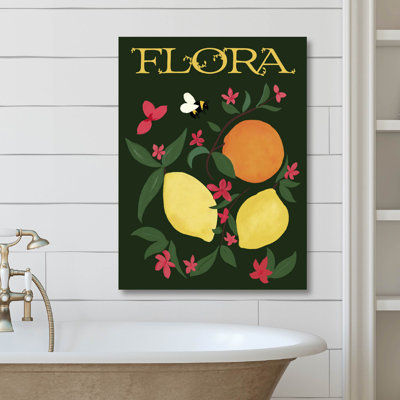 Studio Series - Flore d'agrumes - Toile tendue avec châssis