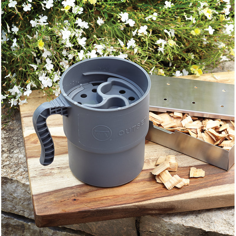 Outset 5.15'' W x 6'' D Plastic Smoker Box