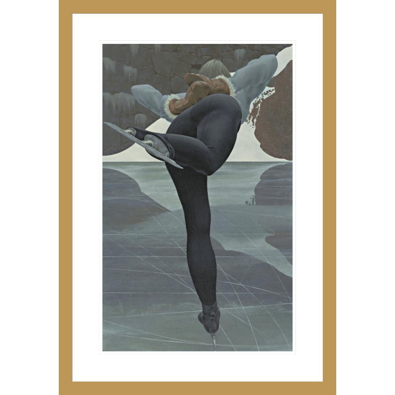 Skater par Alex Colville - estampe numérique encadrée, H 29,5 po x l 20,72 po