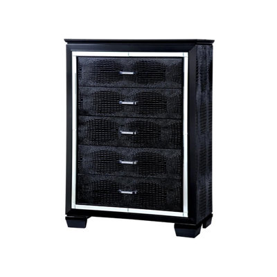 Commode contemporaine Bellanova, noir