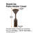Arlmont & Co. Nathanael 36 in. W x 36 in. D Patio Heater Cover