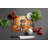 Tibetan Spaniel Fall Glass Cutting Board Large