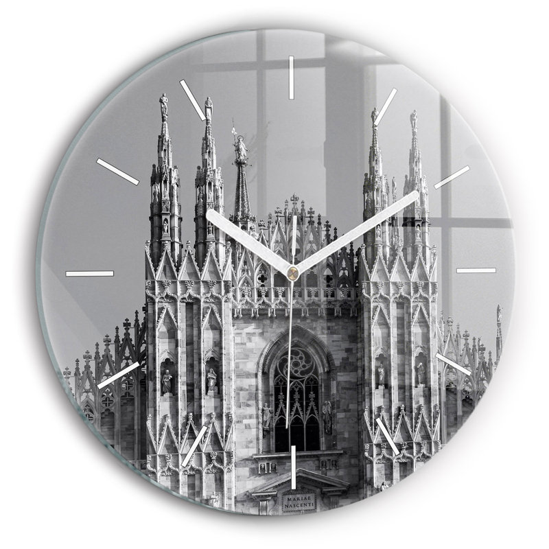 Glass Wall Clock