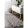 Tapis gris à motif géométrique Fresquez