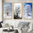 " White Tree Winters Grace " 3 Piece Art Set-1929913649-1929913648
