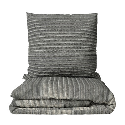 Dacheng Microfiber Solid Colour Duvet Cover Set with Pillow Shams