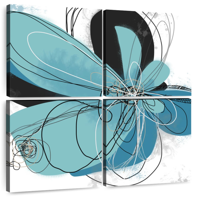 Azul Poetry II, H 26 po x l 26 po