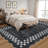 Scalloped Area Rugs Modern Bordered Accent Carpet,Non-Slip Floor Cover,Stain-Resistant Indoor Mat for Bedroom,Kitchen,Living Room-620051056-620051334
