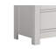 Commode blanche 6 tiroirs Cassini
