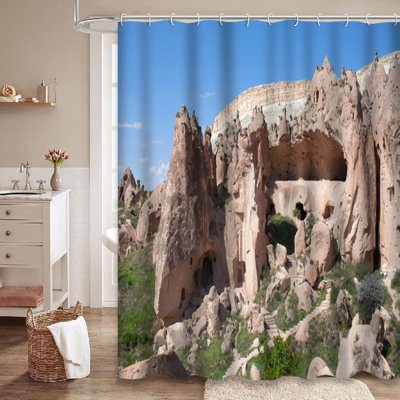 Rideau de douche Turquie avec 12 crochets