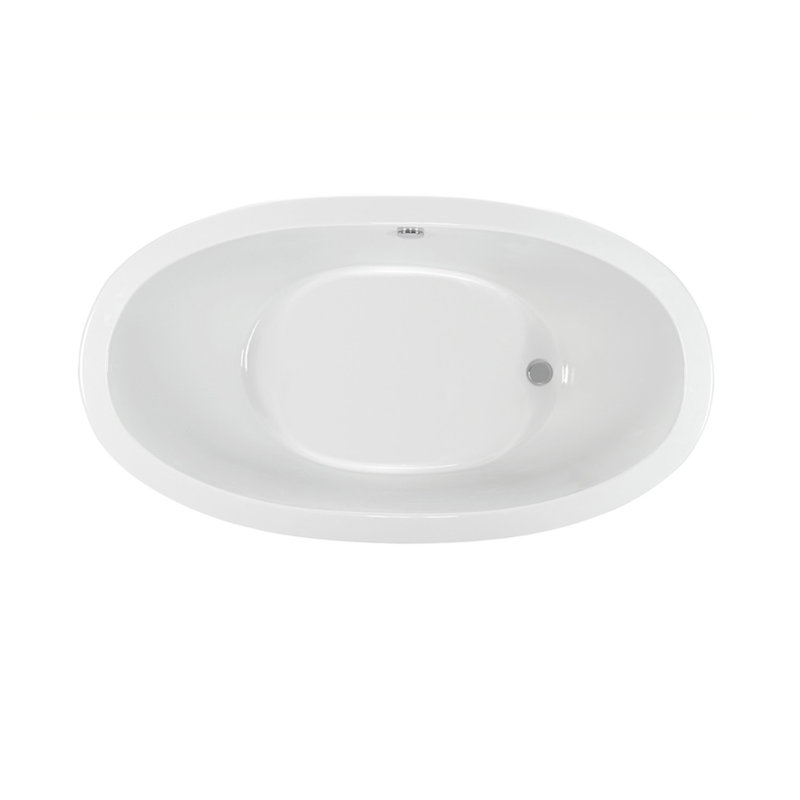 Baignoire autoportante MTI Solutions, Blanc, Oui