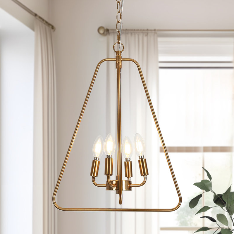 Jabrae 4 - Light 15.7'' W Glam Dining Room  Kitchen Island Pendant
