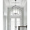 Luminaire suspendu géométrique noir 6 lumières