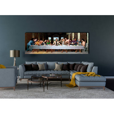 " Rockstar Last Supper Elvis Presley Curt Cobain Freddy Mercury WallArt Canvas Poster Print Wall Decor "
