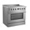 Cuisinière à induction 36 po Forno Torino, four à convection véritable, friture à l'air, air sous vide, acier inoxydable