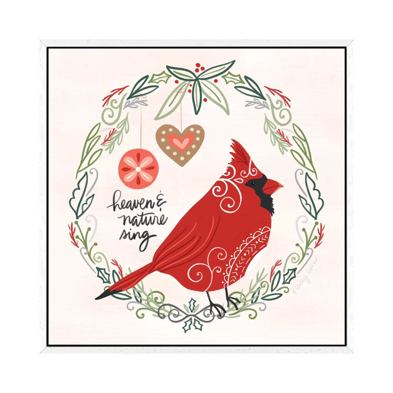 Hygge Christmas I - Print on Canvas, White Framed, 93.98 cm H x 93.98 cm W