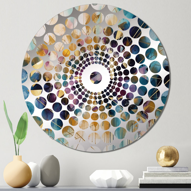 Burrandale - Concentric Circles Decorative Mirror, 23.6" x 23.6"