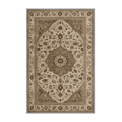 Machine Washable Tabriz Gray Area Rug