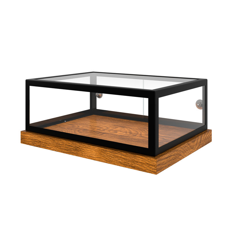 20 in. Wooden and Glass Muffin /  Cake Display Case
