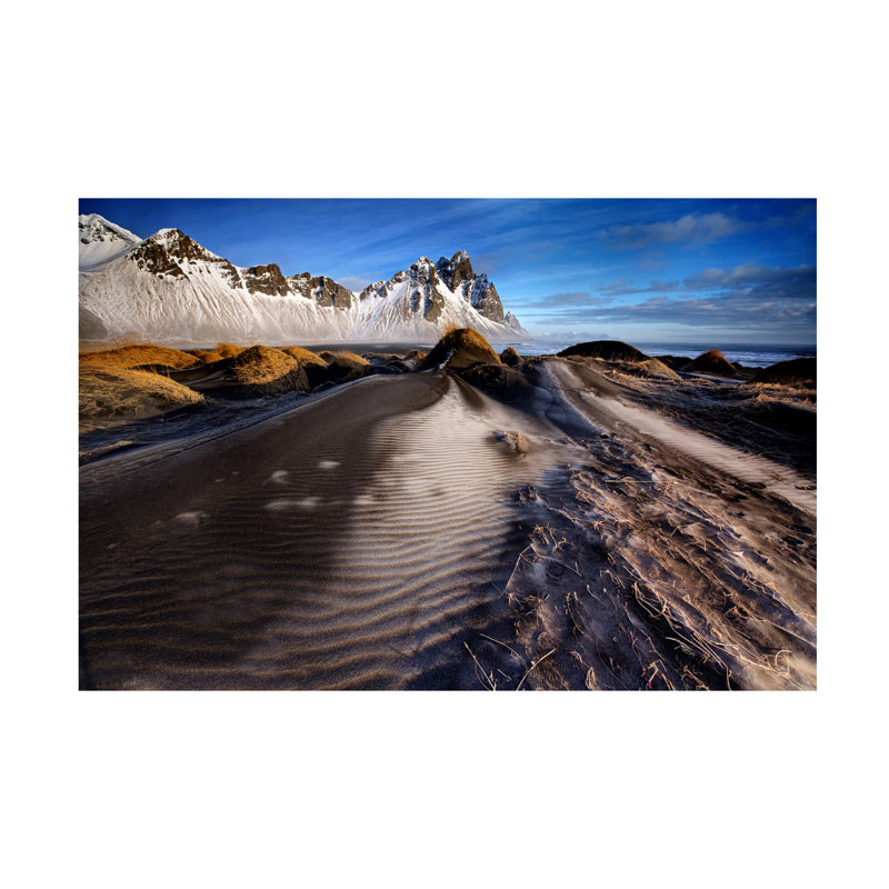 Trevor Cole, dunes givrées et pics brisés, H 12 po x l 19 po