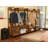 Hall Tree Bench with Shoe Storage | Entryway Organizer with Coat Hooks & Shelf | Space Saving