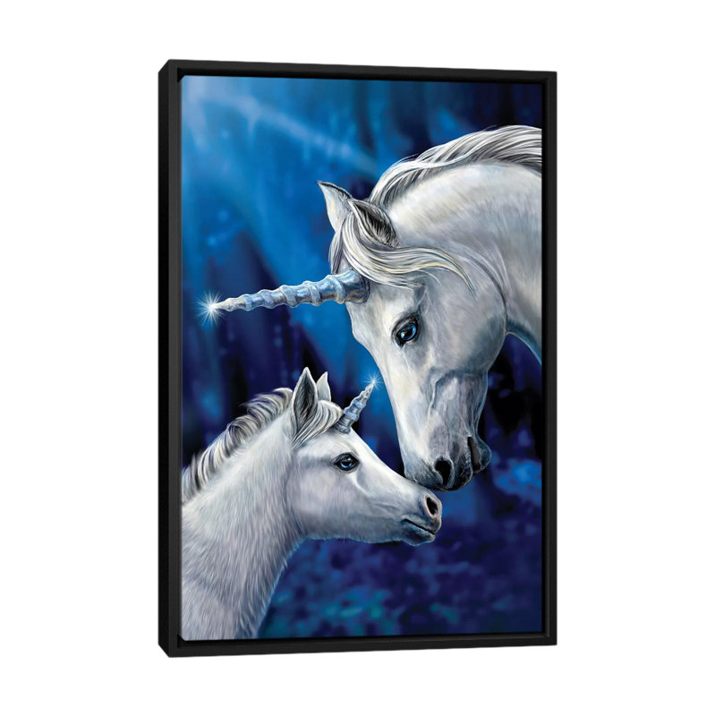 «Sacred Love», impression sur toile tendue, H 60 po x l 40 po x P 1,5 po, Toile encadrée noire, Pas de tapis