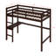 Lit mezzanine simple moderne avec bureau intégré