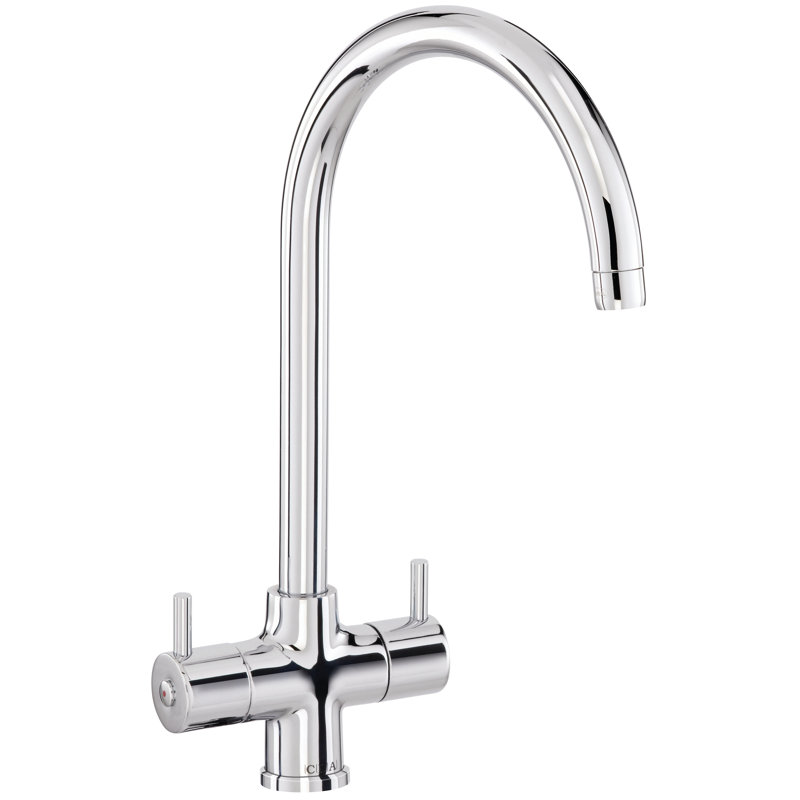 CDA Kitchen Faucet, Stainless steel
