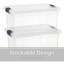 Boîtes de rangement transparentes avec couvercles Superio-102097796-102097800