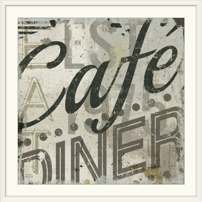 « ii » par michael mullan, art textuel Restaurant Sign