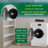 Compact Washer 1.57cf/13lbs FULLY DIGITAL Quiet LED Display 110V
