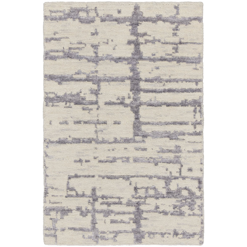 Nourison Taylorrose 2' x 3' Ivory Grey Modern Indoor Rug, Rectangle 2' x 3', Ivory Gray